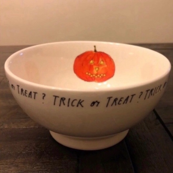 Rae Dunn Accessories - ⚡️Rae Dunn Fat Jack Pumpkin Trick Or Treat Bowl